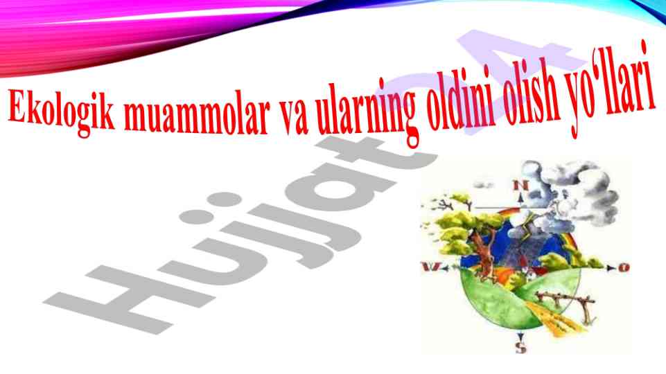 Tabiiy resurslar va sihat-salomatlik muvozanati