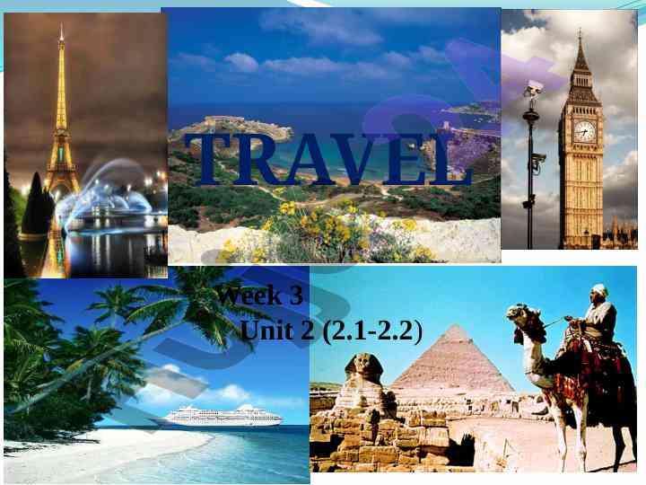 Travelling vocabulary and grammar strategies