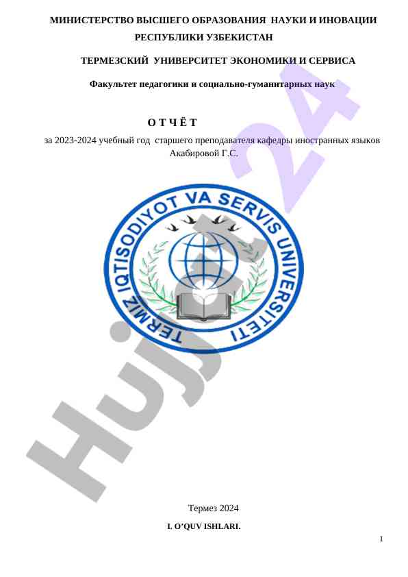 2023-2024 o‘quv yili hisoboti