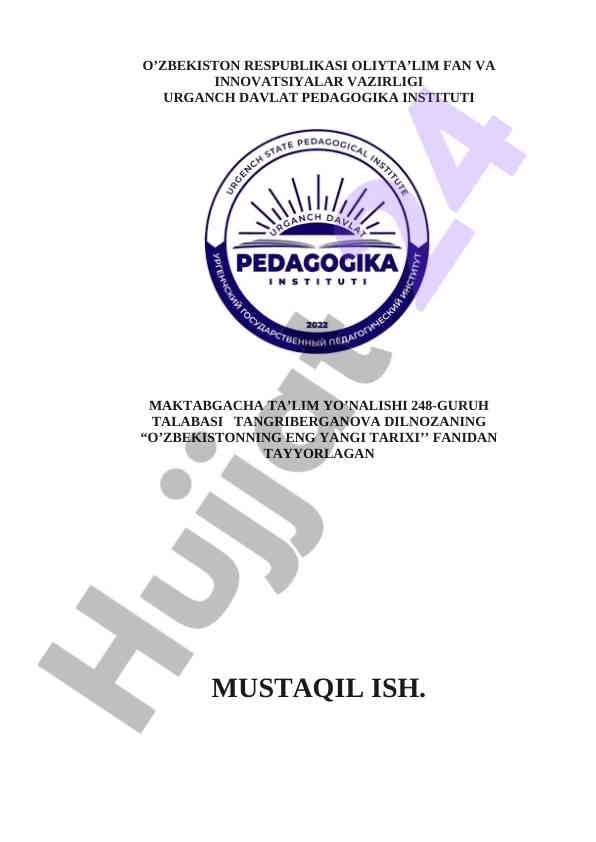 O'zbekistonda qayta qurilish davrining ijtimoiy tahlili