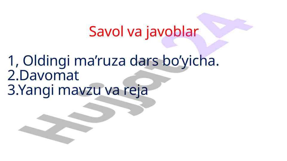 Geodeziya va geoinformatika fanidan amaliy dars
