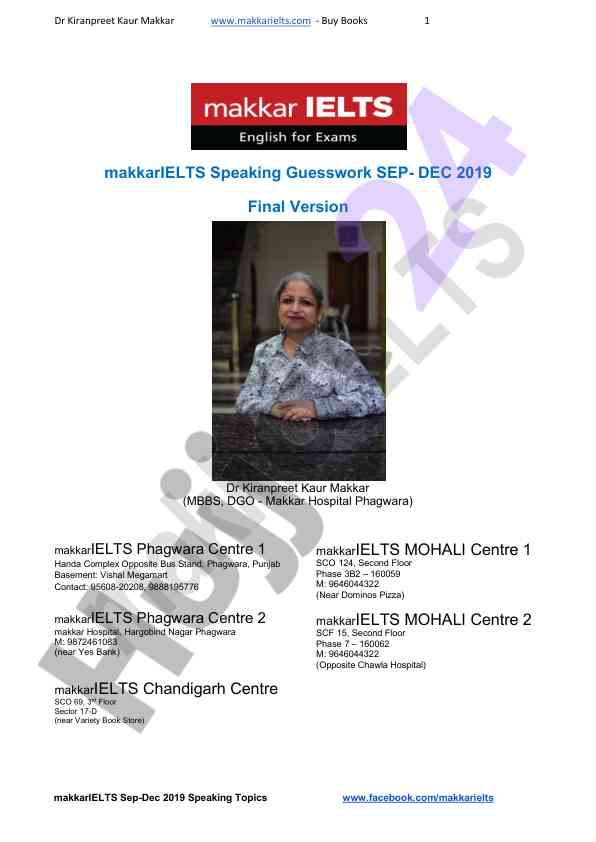 Makkarielts sep-dec 2019 speaking topics guide