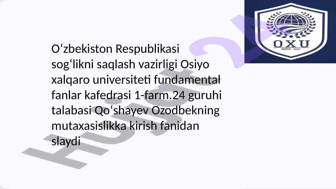 Ibtidoiy tibbiyot va dorixona tarixi