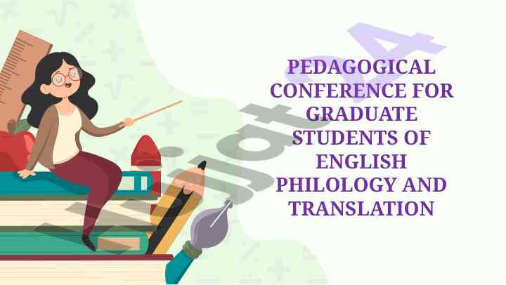 Teaching practice report for english philology students