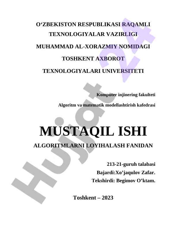 Chiziqli algebraik tenglamalar sistemasini baholash
