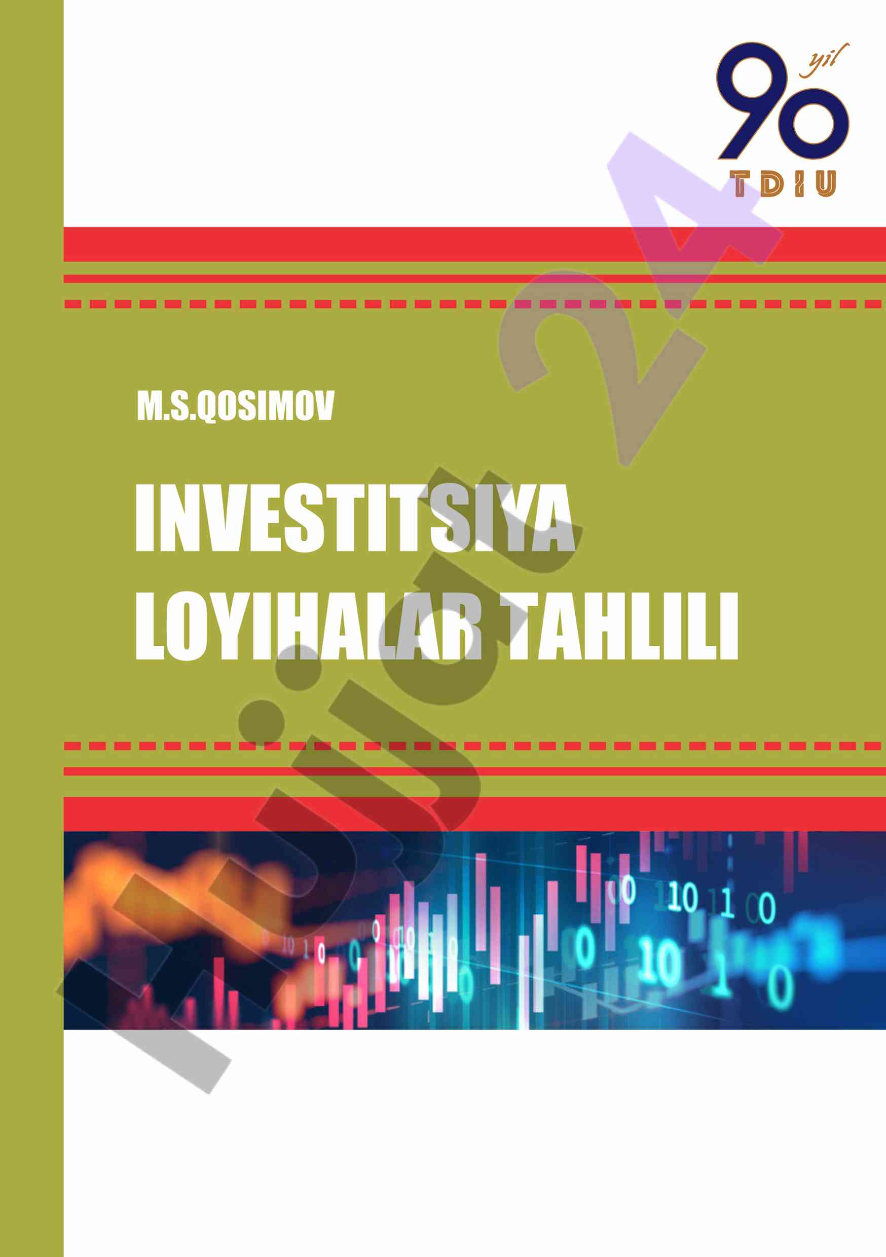 Investitsiya loyihalari tahlili darslik