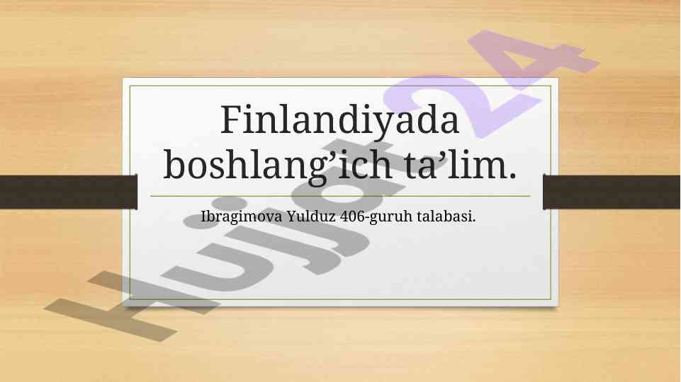 Finlandiya ta’lim tizimi: muvaffaqiyat va qiyinchiliklar
