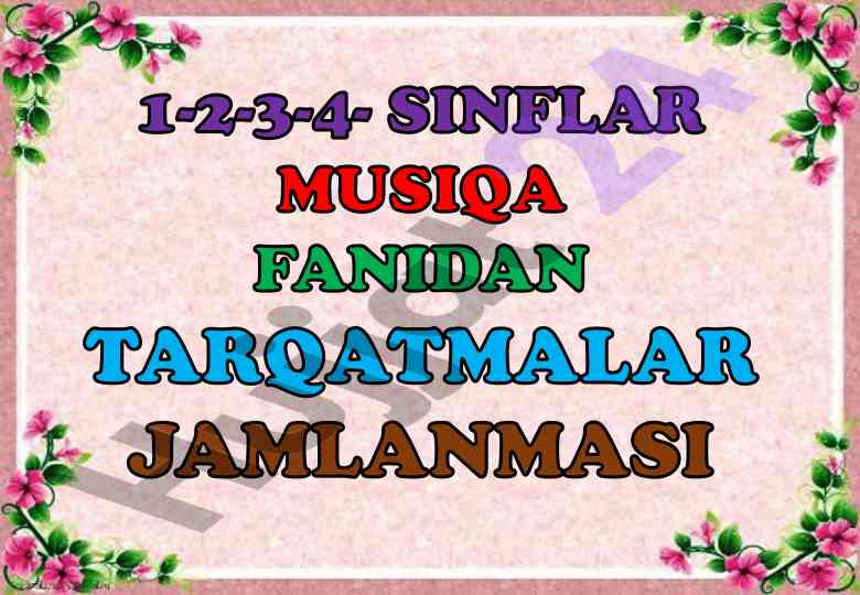 Musiqa asboblari haqida ma'lumotlar