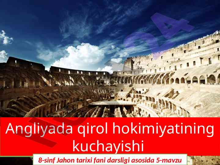 Angliyada qirol hokimiyatining kuchayishi