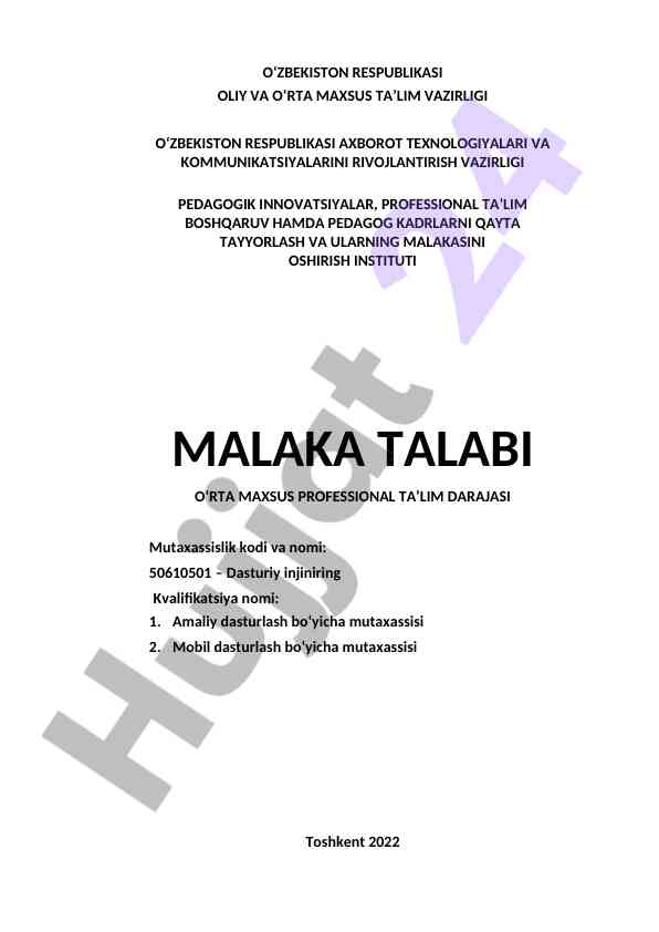 Pedagogik innovatsiyalar va professional ta’lim