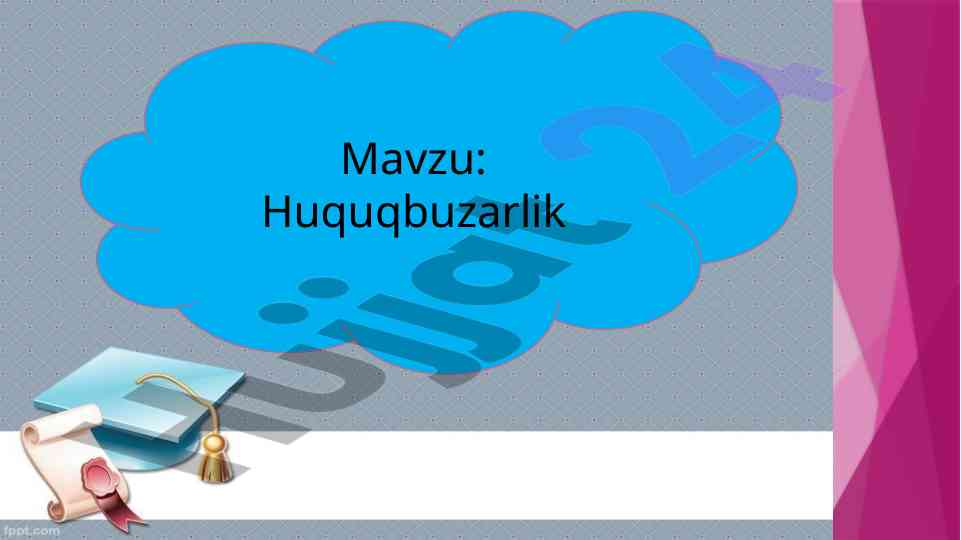 Huquqbuzarlik va ijtimoiy xavflilik tahlili