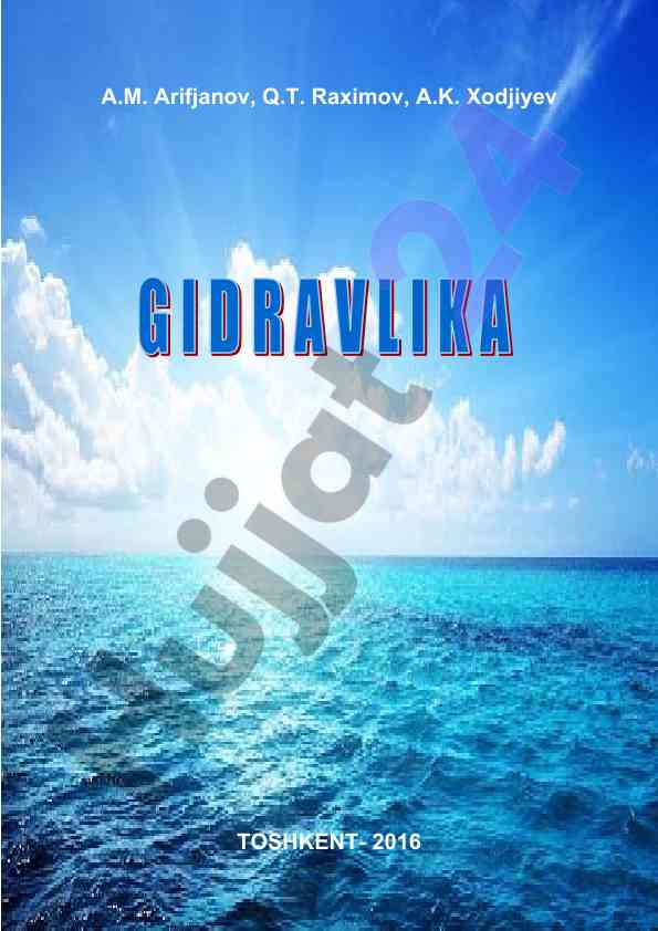 Gidravlika o‘quv qo‘llanma