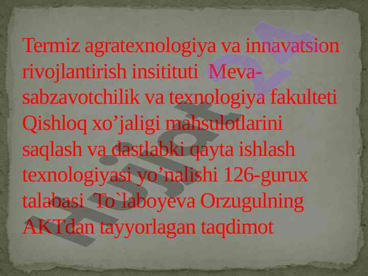 Innovatsion texnologiyalar elektron hukumatda