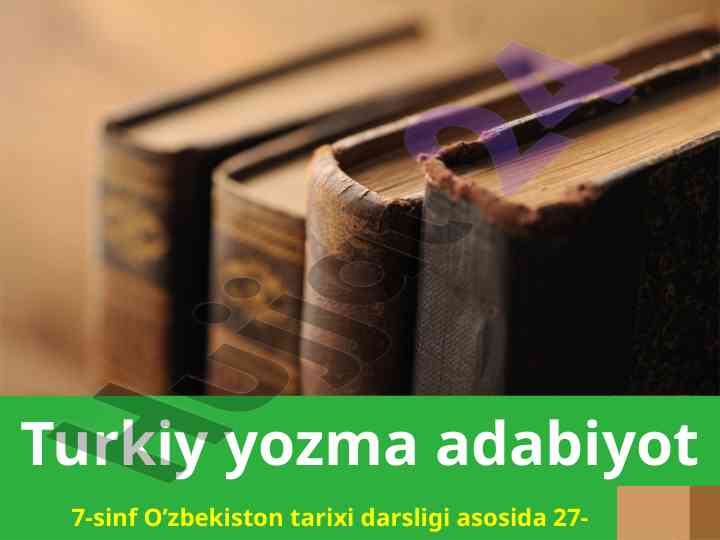 Turkiy yozma adabiyot va mahmud az-zamaxshariy