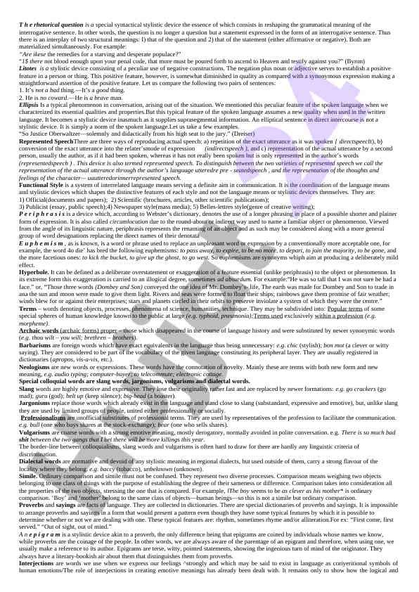 Understanding rhetorical questions and litotes in language