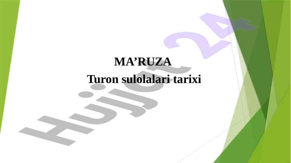 Tarixiy sulolalar va ularning genealogiyasi