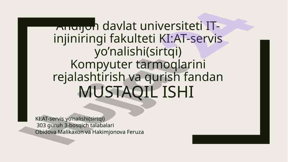 Global tarmoqning tarixi va rivoji