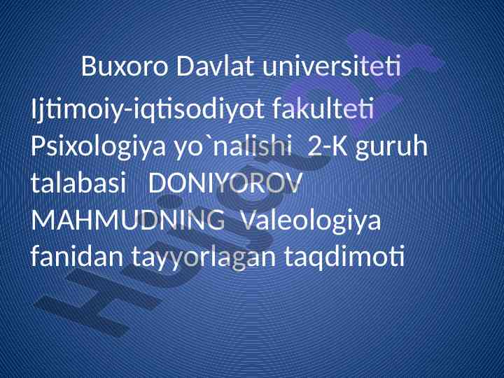 Oiv va oits haqida umumiy ma`lumotlar taqdimoti