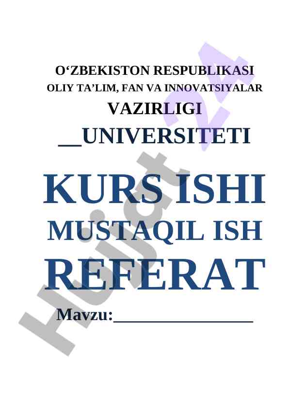 Til Va Nutq Hodisalarini O'rganish Rejasi