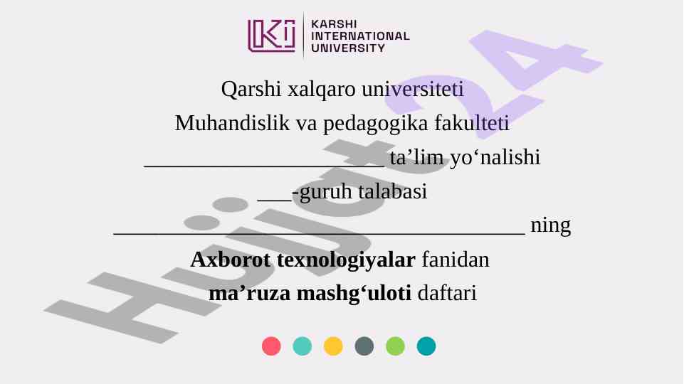Dasturiy ta’minot va rivojlanish tendensiyalari