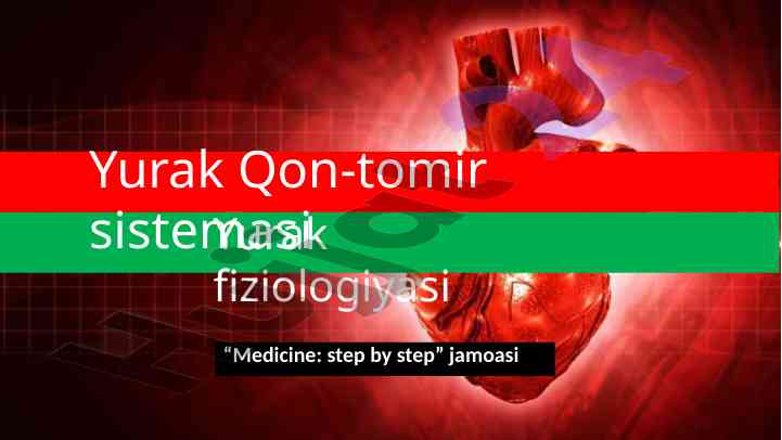 Yurak fiziologiyasi va anatomiyasi o‘rganish