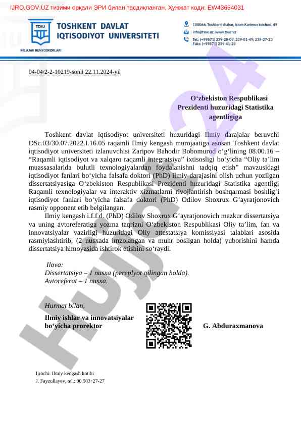 Oliy ta’lim muassasalarida bulutli texnologiyalar