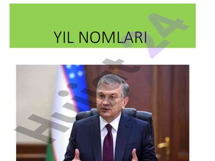 Yil nomlarini tahlil qilish usullari