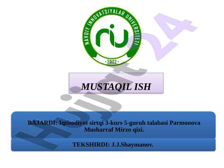 Iste'mol va jamg'armaning iqtisodiy mazmuni