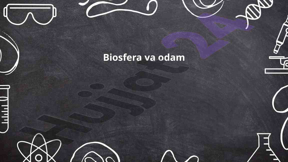 Biosfera va odam tajribasi va muhim masalalar