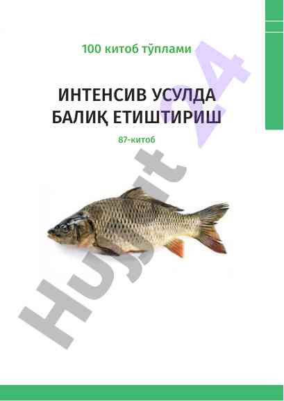 Intensiv usulda baliq eitishtirish tahlili