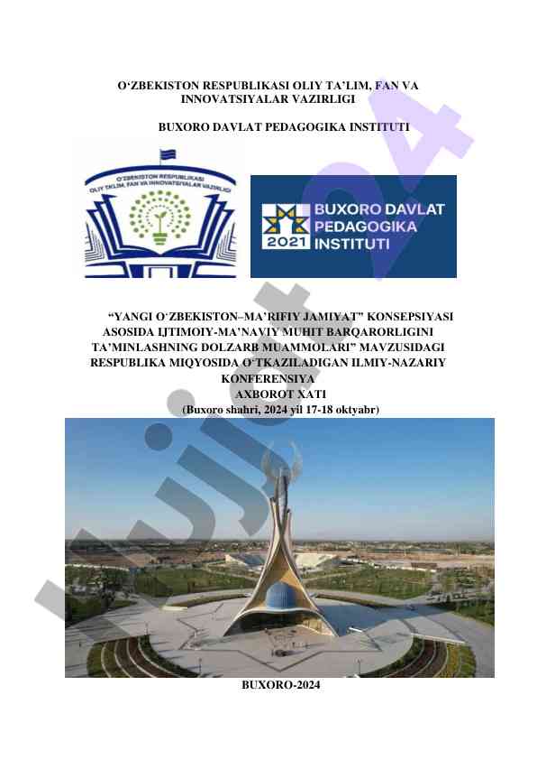 Ijtimoiy-maviy muhit barqarorligi ta'minlash masalalari