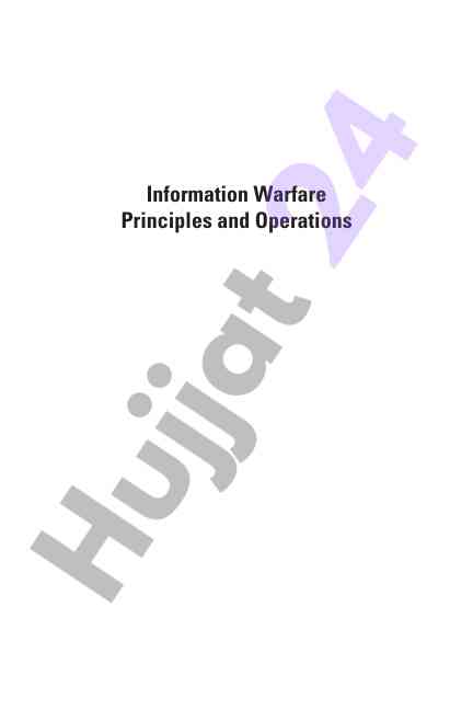 Information warfare principles and operations overview