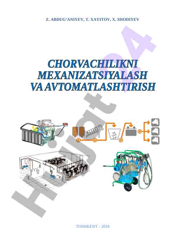 Zootexniya darsligi: chorvachilik texnologiyalari