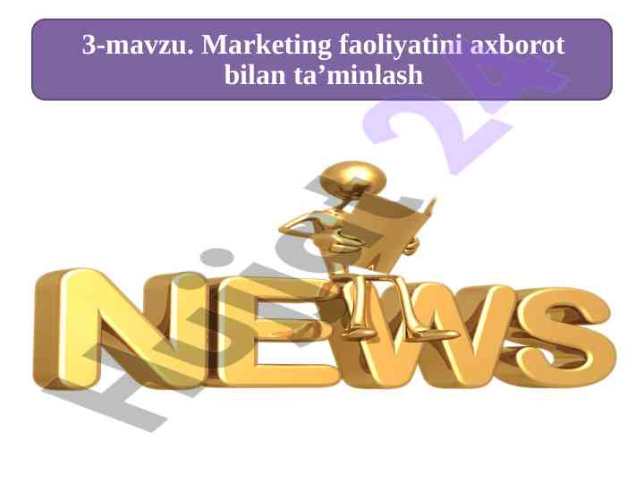 Marketing tadqiqotlari bo‘yicha usuliy yondashuvlar