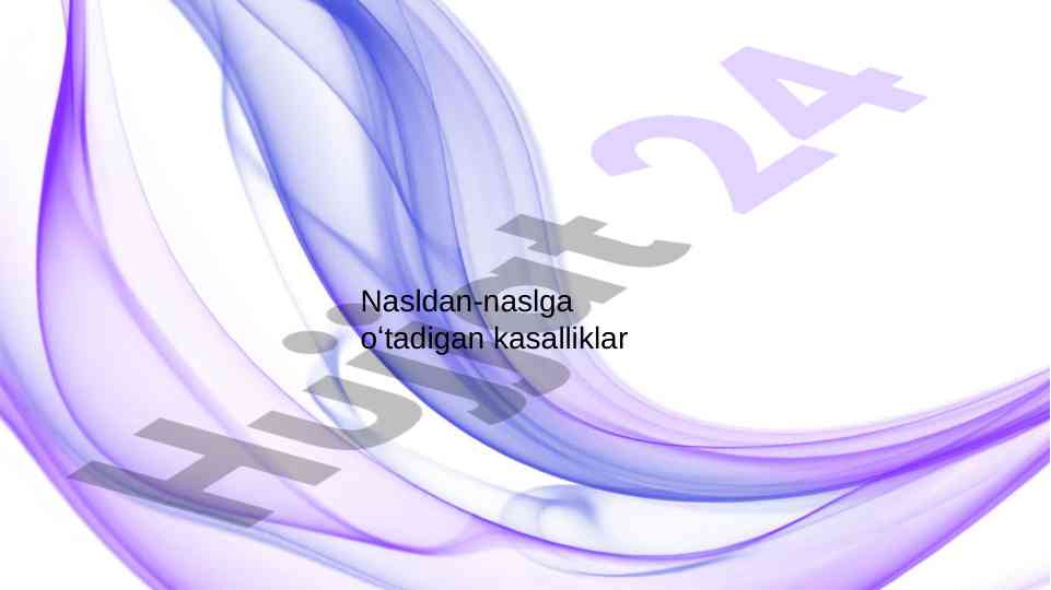 Irsiy kasalliklar: ta'sirlar va tadqiqot yo'nalishlari