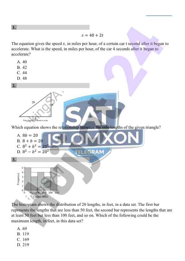 Mathematical equations and concepts in speed and length