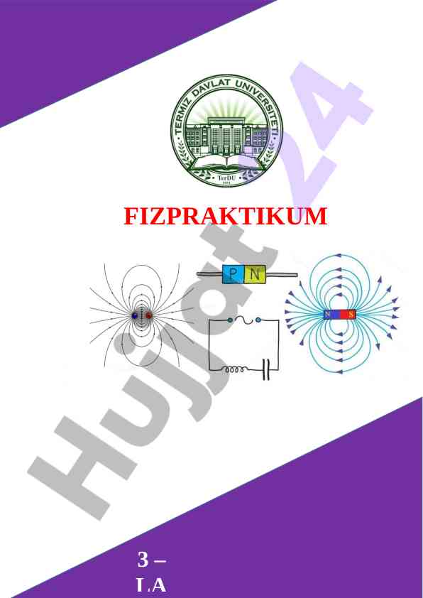 Taqasimon magnit maydonida tokli o'tkazgichga ta'sir