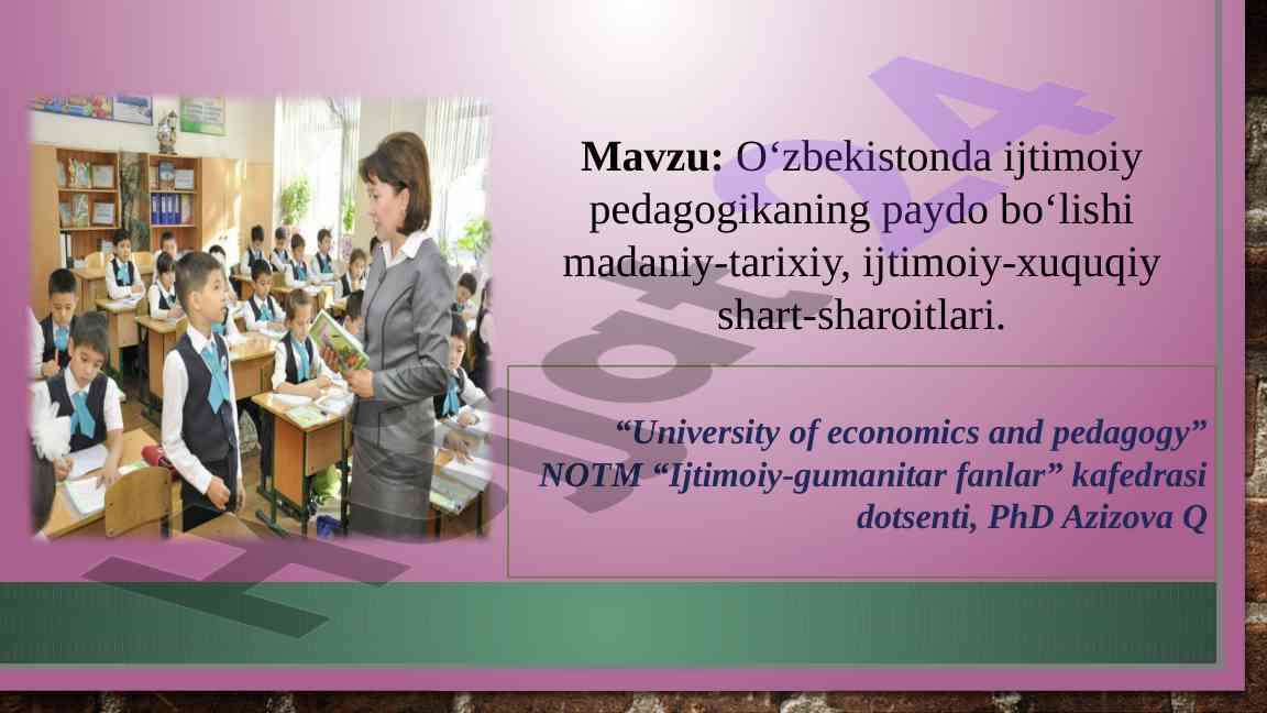 Ijtimoiy pedagogikaning tarixi va metodologik yondashuvlar