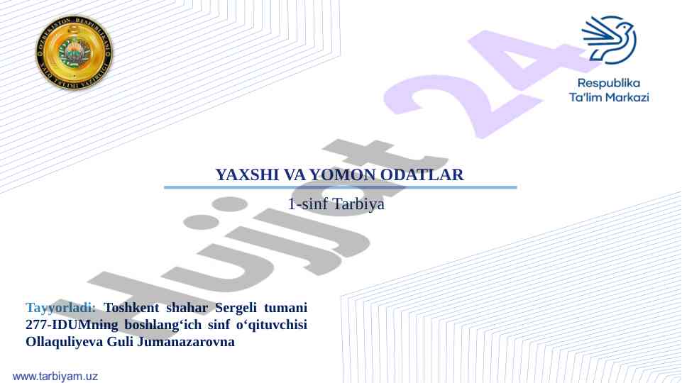 Yaxshi va yomon odatlar kayfiyat mashiqlari