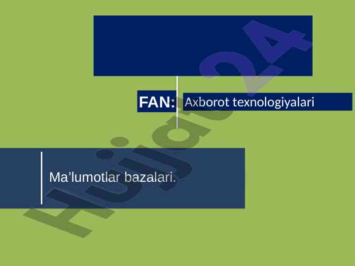 Microsoft excel 2010: elektron jadval boshqaruvi