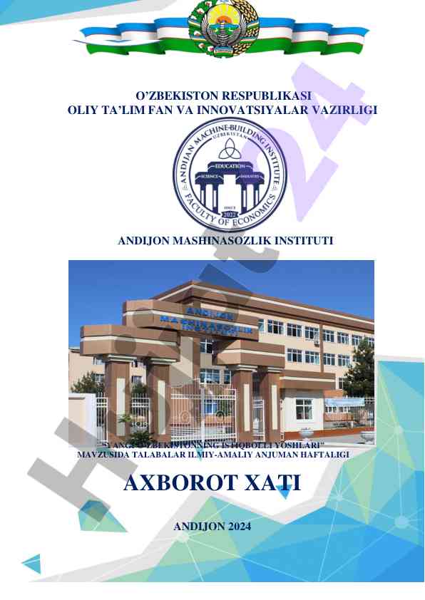 Yangi o‘zbekistonning istiqbolli yoshlari mavzusida anjuman