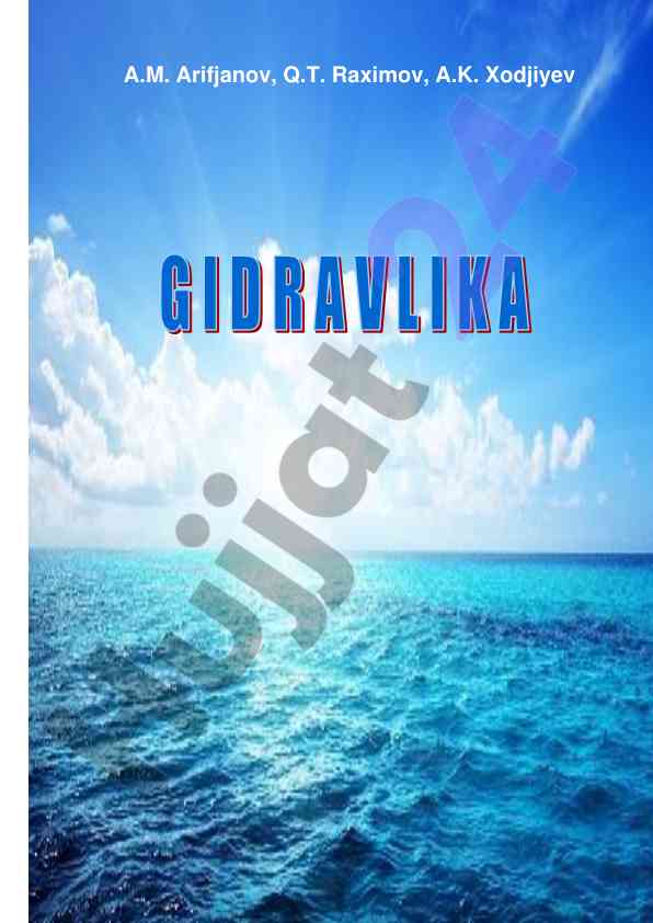Gidravlika o‘quv qo‘llanmasi talabalar uchun