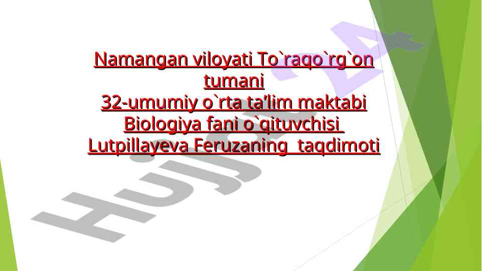 Irsiyat va o‘zgaruvchanlik qonunlarining tahlili