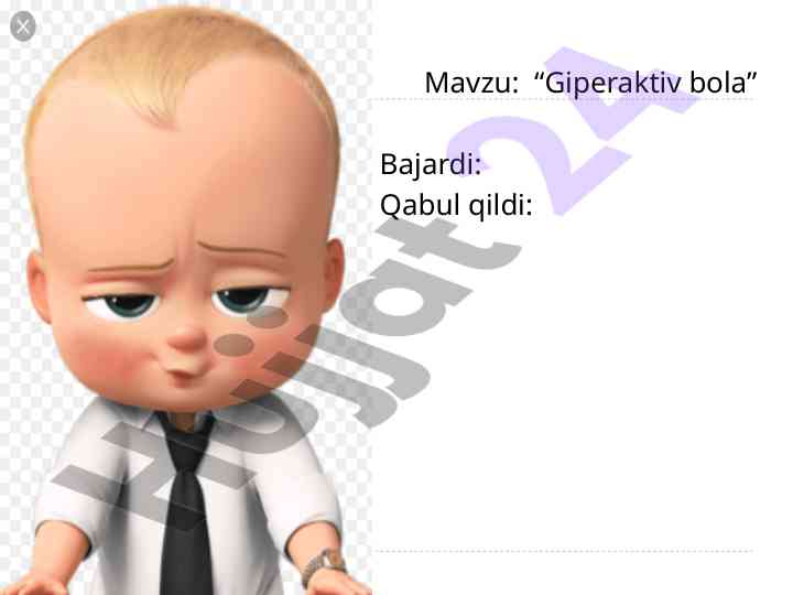 Giperaktiv bolalarga foydali maslahatlar
