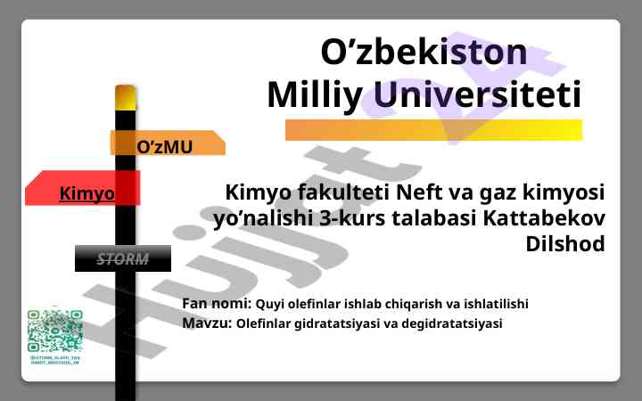 Olefinlarni gidratatsiyasi va degidratatsiyasi