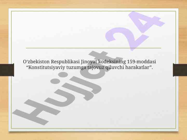 Konstitutsiyaviy tuzumga tajovuz qiluvchi harakatlar