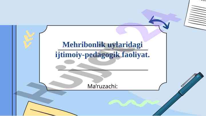 Ijtimoiy-pedagogik faoliyatning mazmuni
