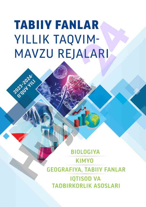 Tabiiy fanlar yillik ta'vim rejalari 2023-2024