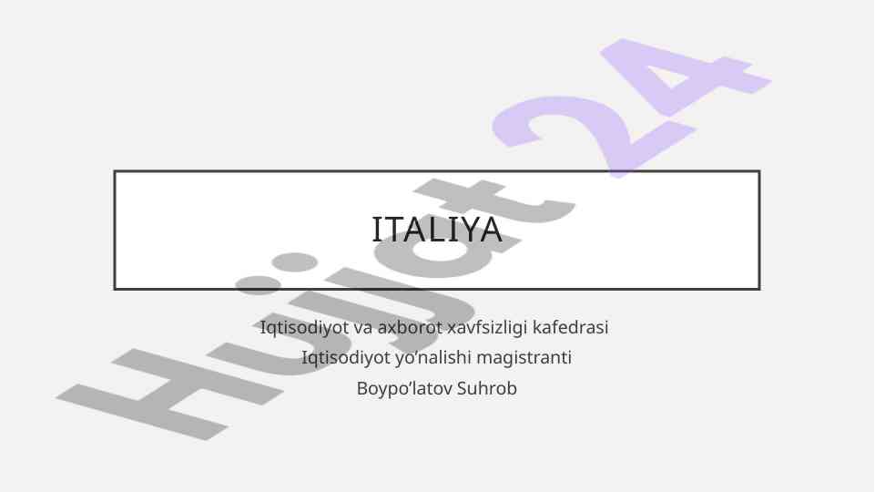 Chexiya davlatining iqtisodiy xavfsizligi tahlili