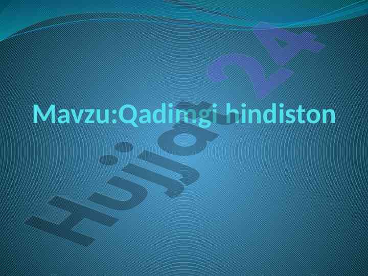 Qadimgi hindiston tarixi va kasta tizimi